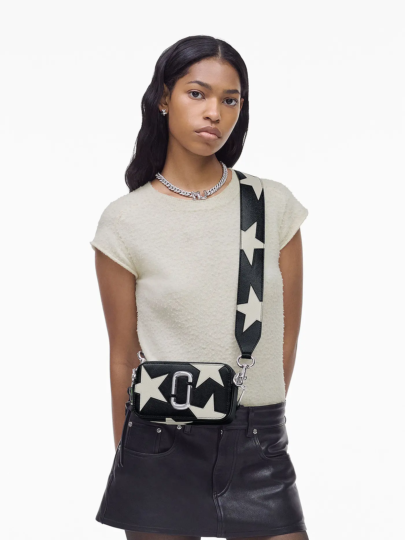 MARC JACOBS | Ledertasche - Mini Bag  THE SNAPSHOT STARS | 